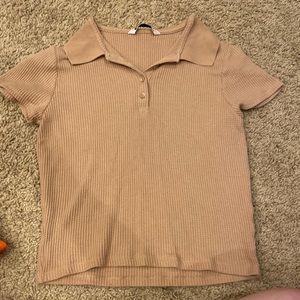 SO tan crop top